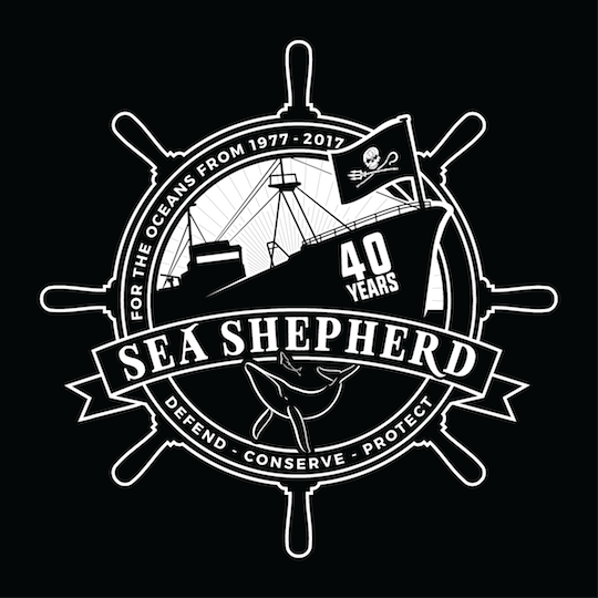 Logo 40 years Sea Shepherd
